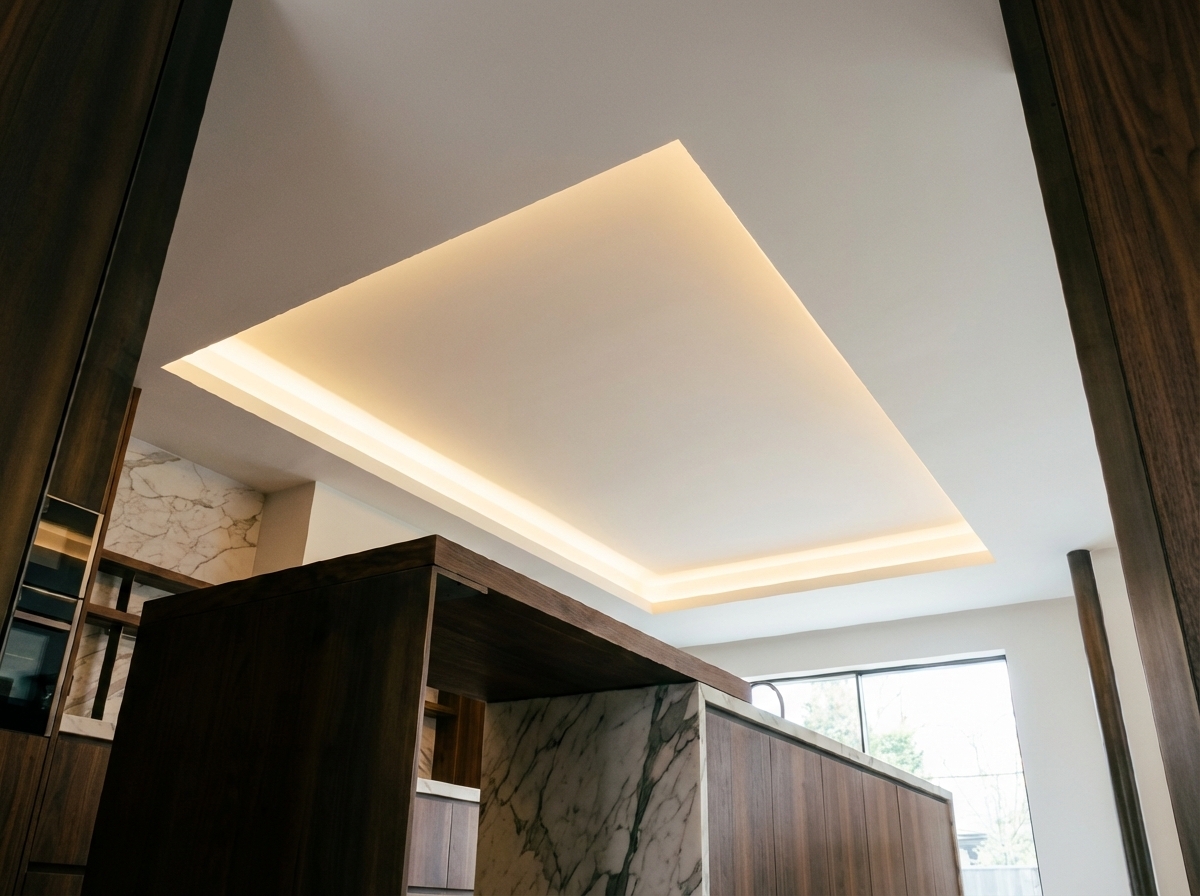 Pannelli led incassati per illuminazione cucina