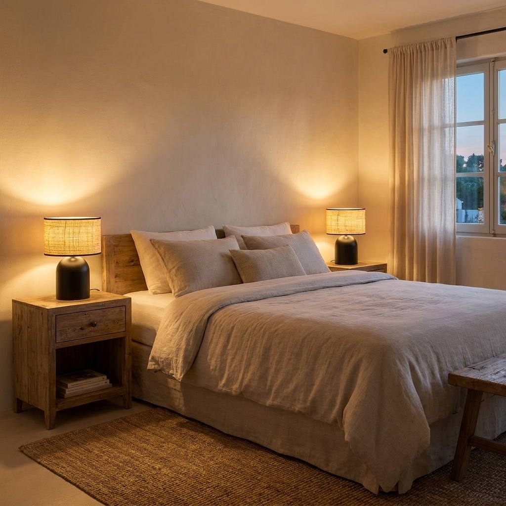 illuminazione camera da letto per casavacanze