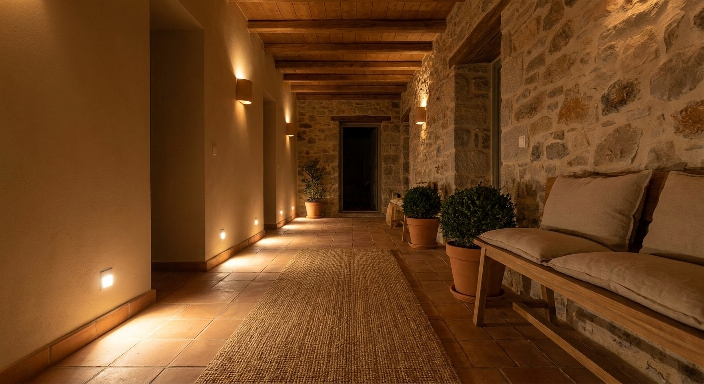 illuminazione corridoi e scale