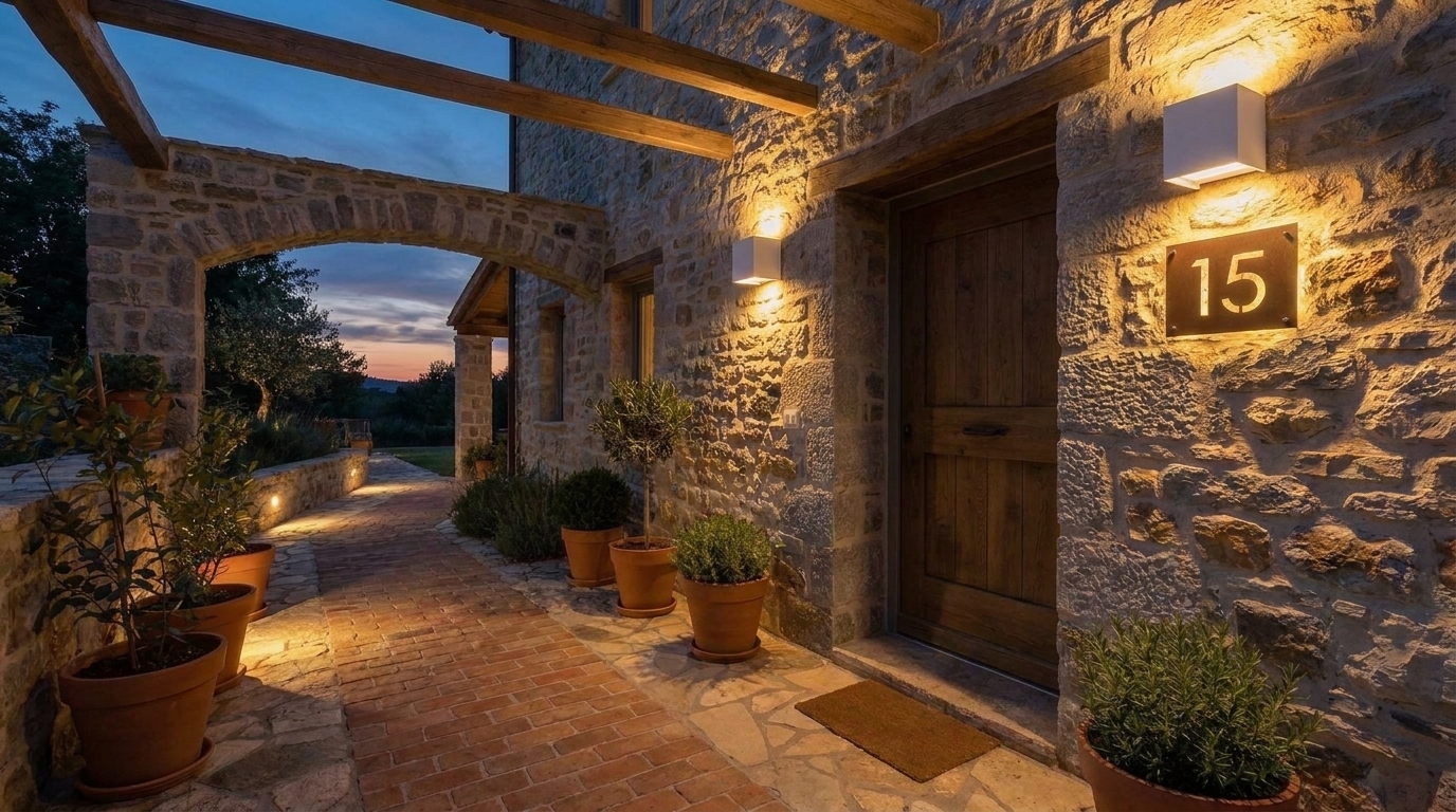 ingresso illuminazione casavacanze
